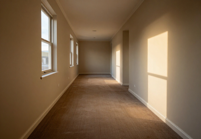 Dry and restored living room in Claymore after flood restoration
