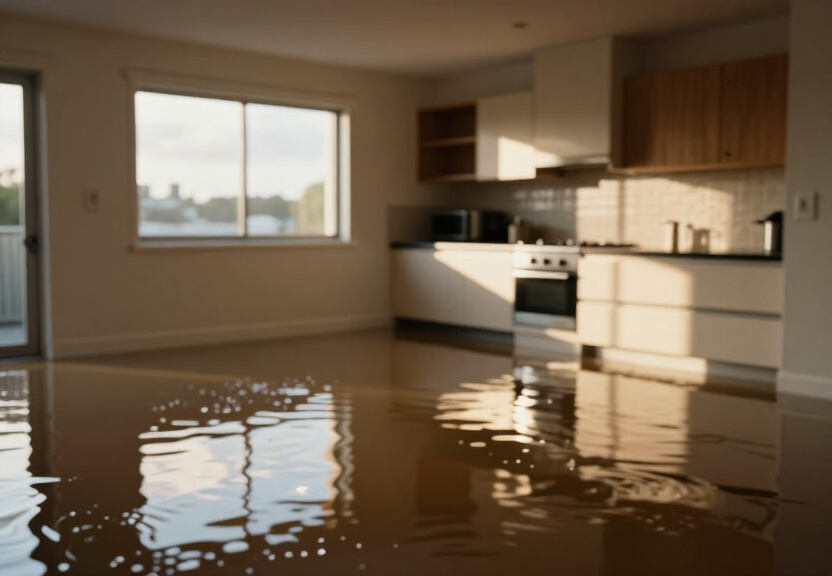 Mould growth in Claymore property before treatment